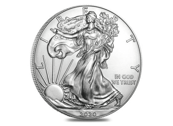 A 2020 American Silver Eagle Coin