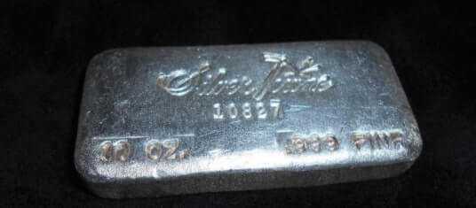 A rare silvertowne silver bar.